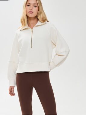 Varley Milano Half Zip Sweater